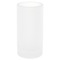 Free Standing White and Glass Tumbler